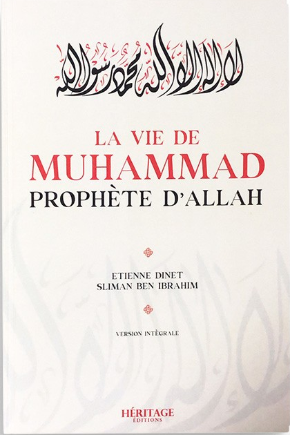 Couverture la vie de muhammad de etienne dinet